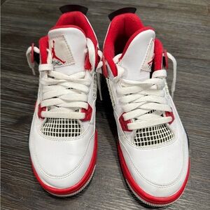 Air Jordan 4 Retro “Fire Red” Youth Size 5.5 | Great Condition